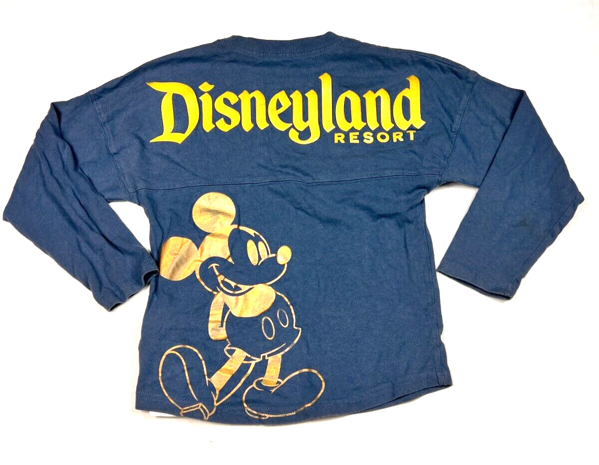 Disney Parks Disneyland Resort Spirit Jersey Shirt Blue Youth Kids Size S