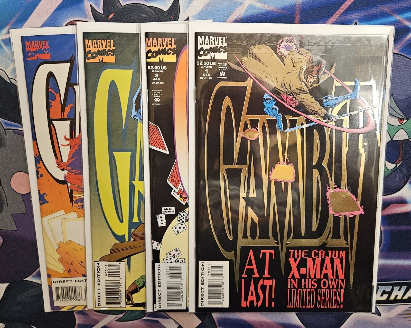 Gambit #1-4 1993 Complete 1st Series X-Men Marvel Comics