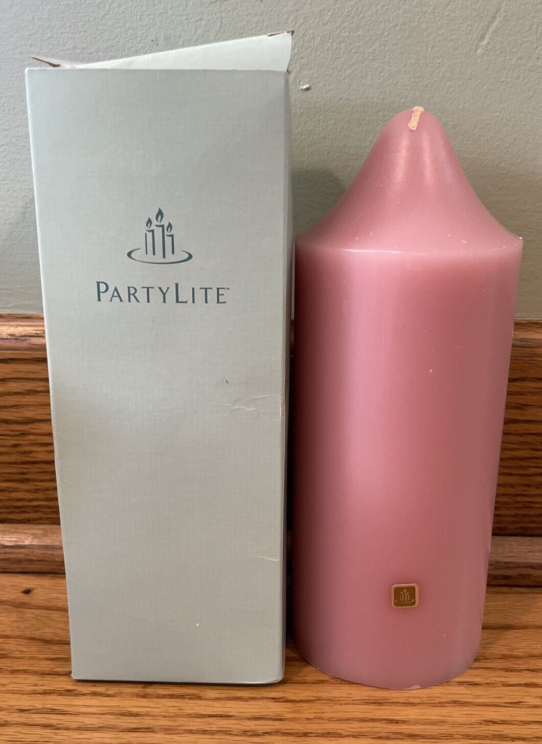 NEW PartyLite SPICED PLUM 3 x 7 Bell Top Round Pillar Candle S3737 NIB Retired