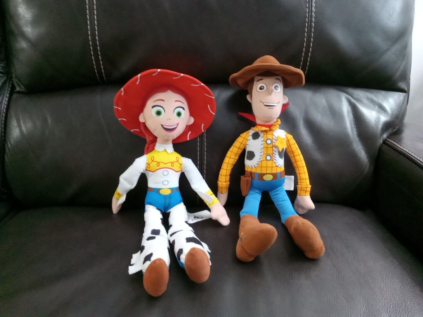 Disney Woody And Jessie Cowboy Dolls Plush 16” Disney Large