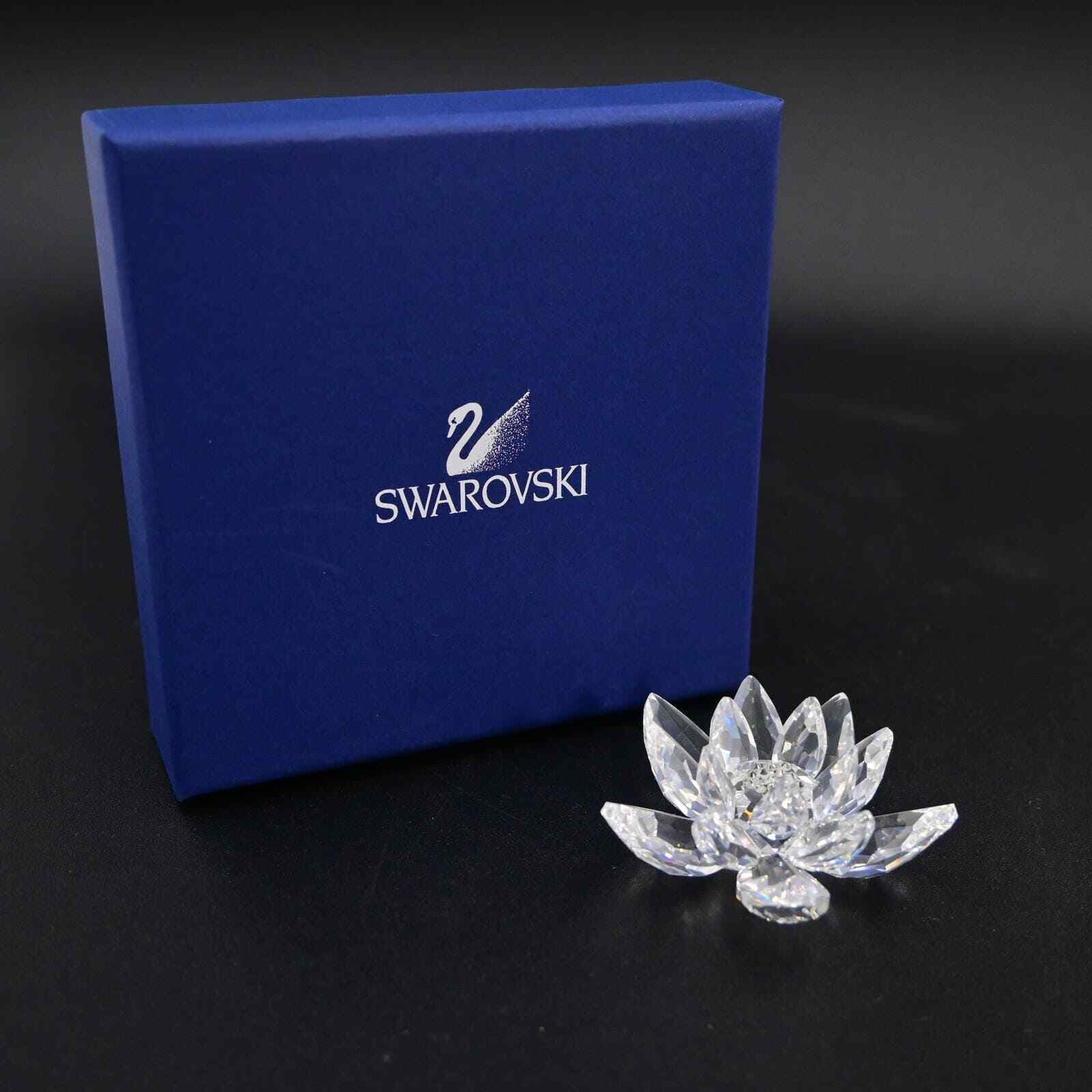 Swarovski Crystal Waterlily Lotus Small Figure