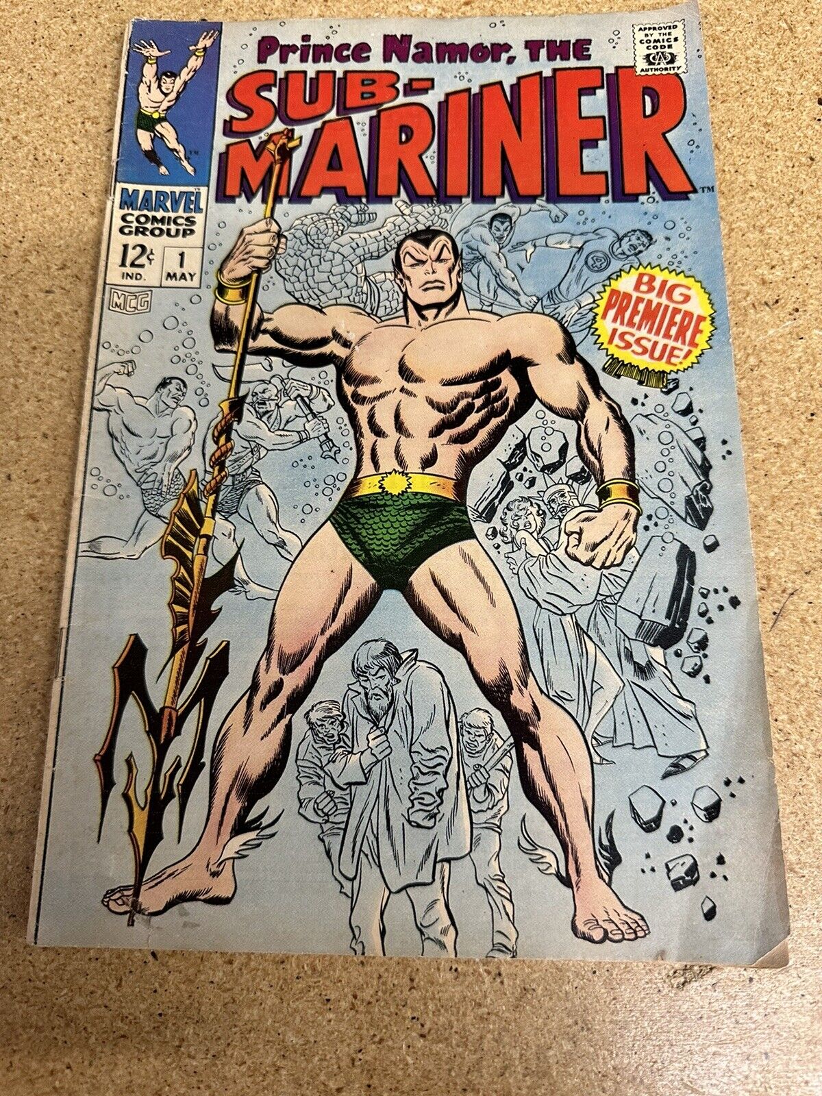 Sub-Mariner (1968) #1 Origin Retold Fantastic Four Appearance