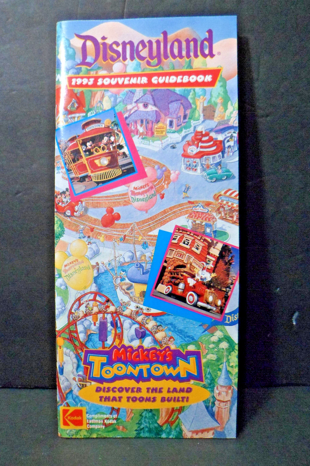 Disneyland 1993 Souvenir Guidebook - Mickey's Toowntown Opening Days - New
