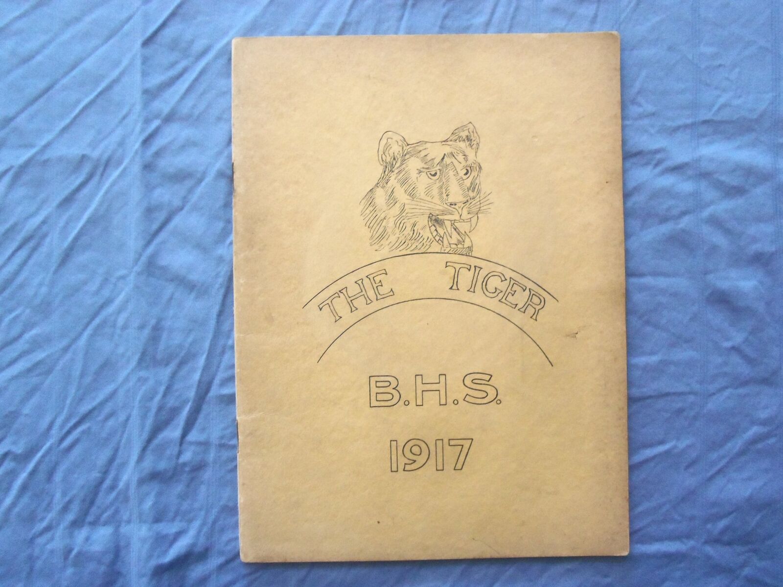 1917 THE TIGER BURLINGTON HIGH SCHOOL YEARBOOK - BURLINGTON, NJ - YB 3392