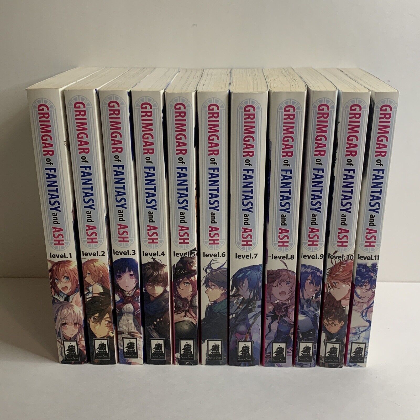 Grimgar of Fantasy and Ash, Vol / Level 1-11 by Ao Jyumonji English Manga Set