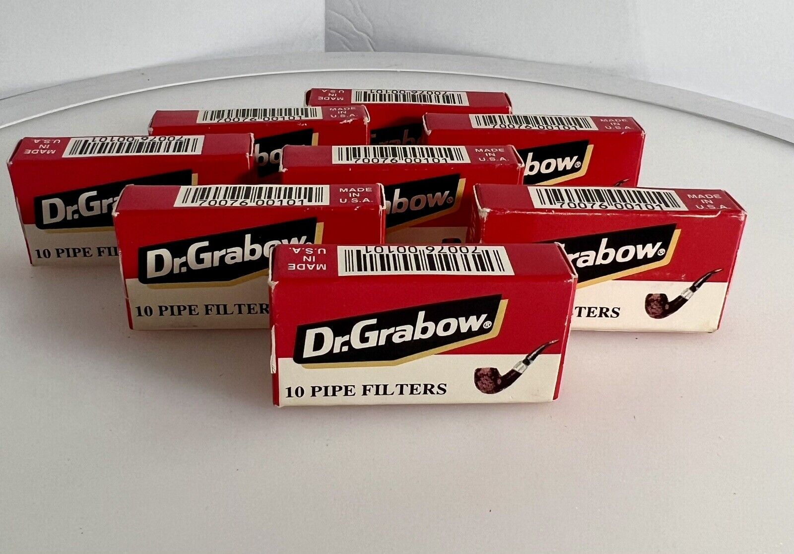 Dr. Grabow Pipe Filters - 8 Boxes of 10 Filters