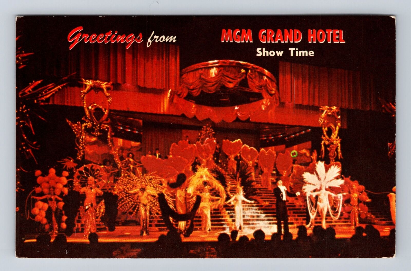 Las Vegas NV-Nevada, MGM Grand Hotel Advertising, Vintage Souvenir Postcard