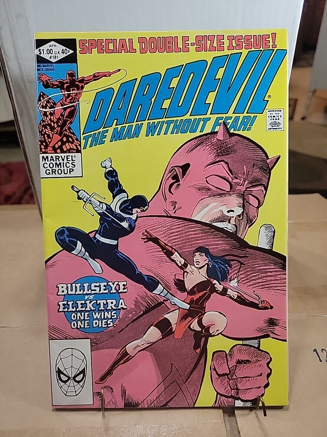 Daredevil 181 Death Of Elektra And Bullseye Appearance 1982