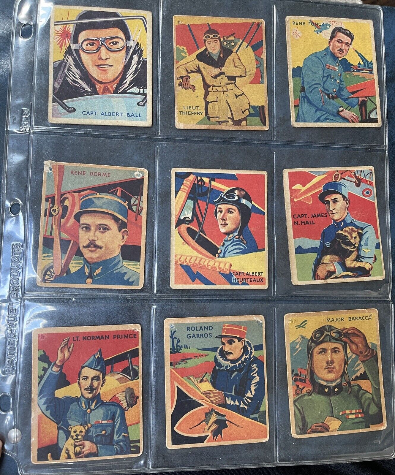 1933-1934 National Chicle “Sky Birds” Partial Set 