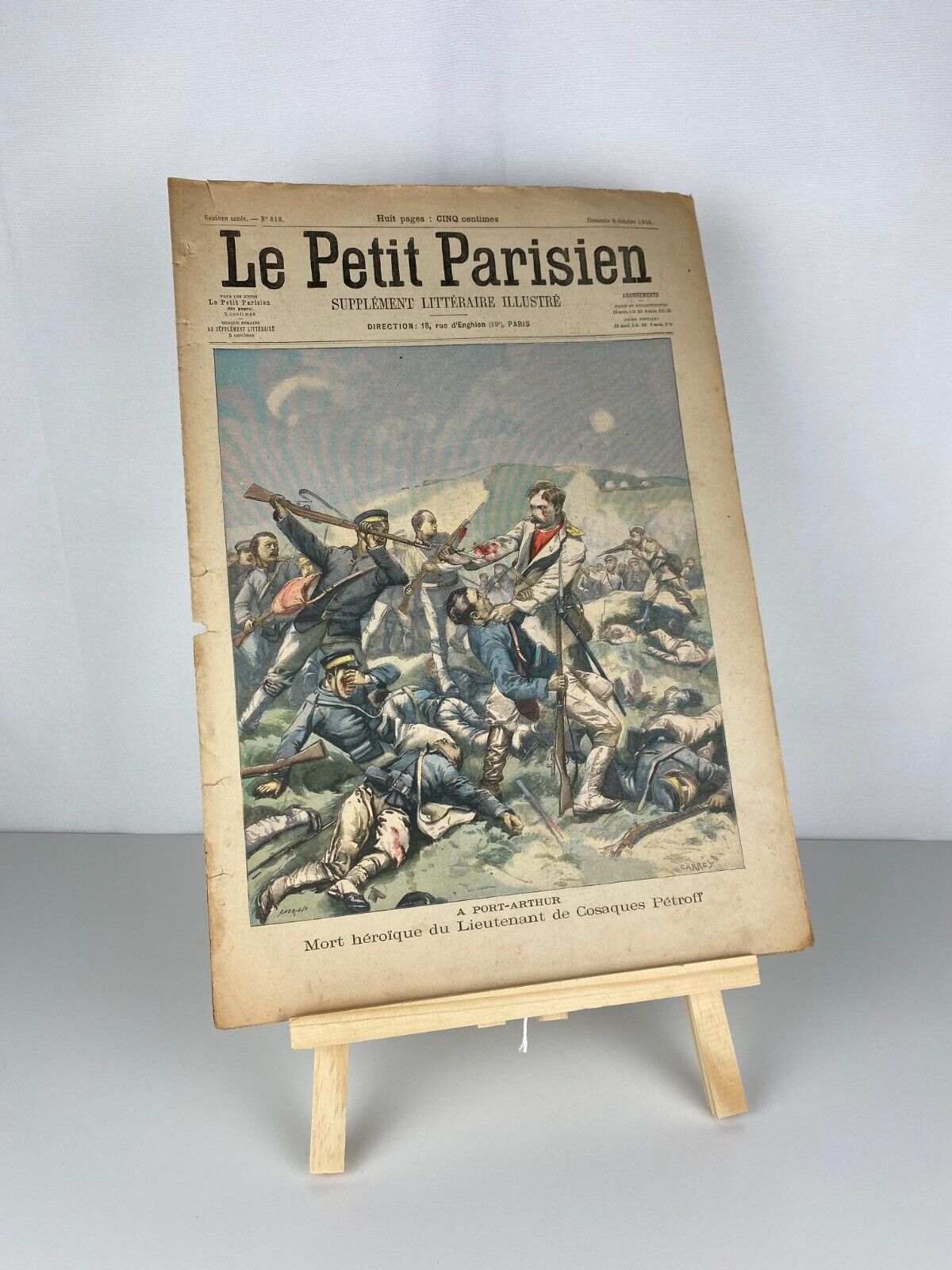 A Port-Arthur, October 9, 1904 N°818, Le Petit Parisien 