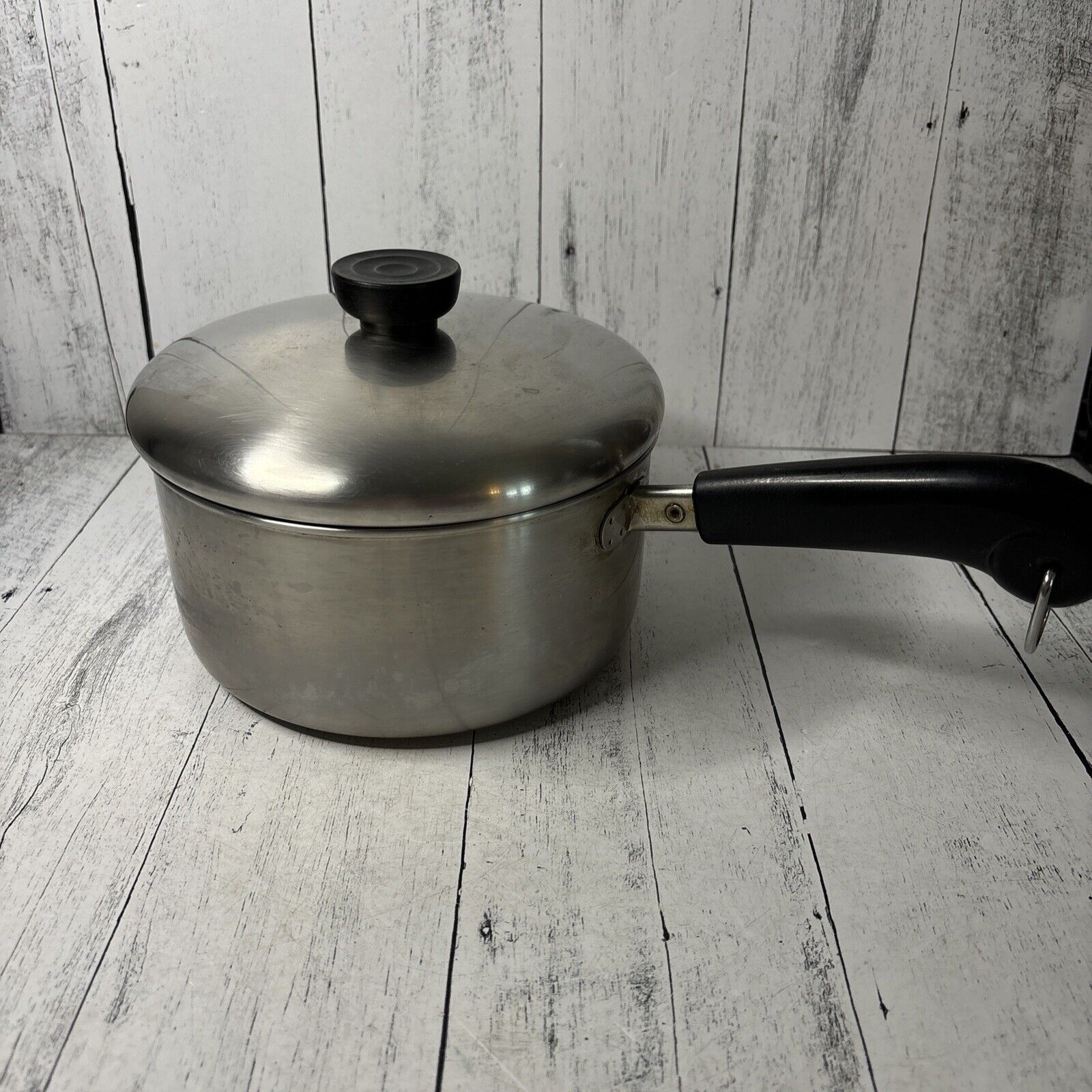Vintage Revere Ware 2 Qt 95 Stock Pot Sauce Pan with Lid