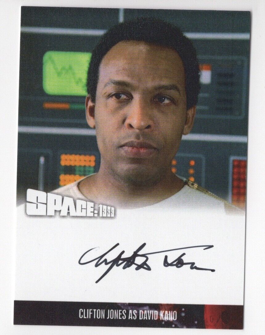 Clifton Jones 2021 Unstoppable SPACE 1999 Series 4 Autograph Card Auto #CJ1 EX