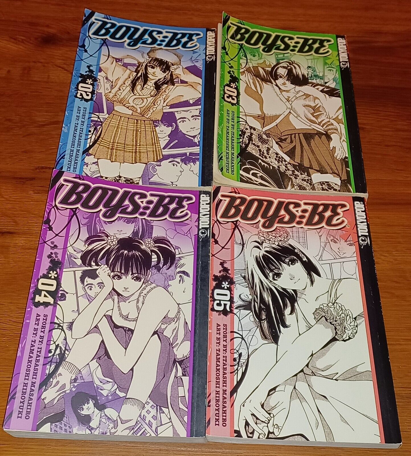 Boys Be Lot of 4 Manga Books Volumes #2-5 (2 3 4 5) English - Tokyopop