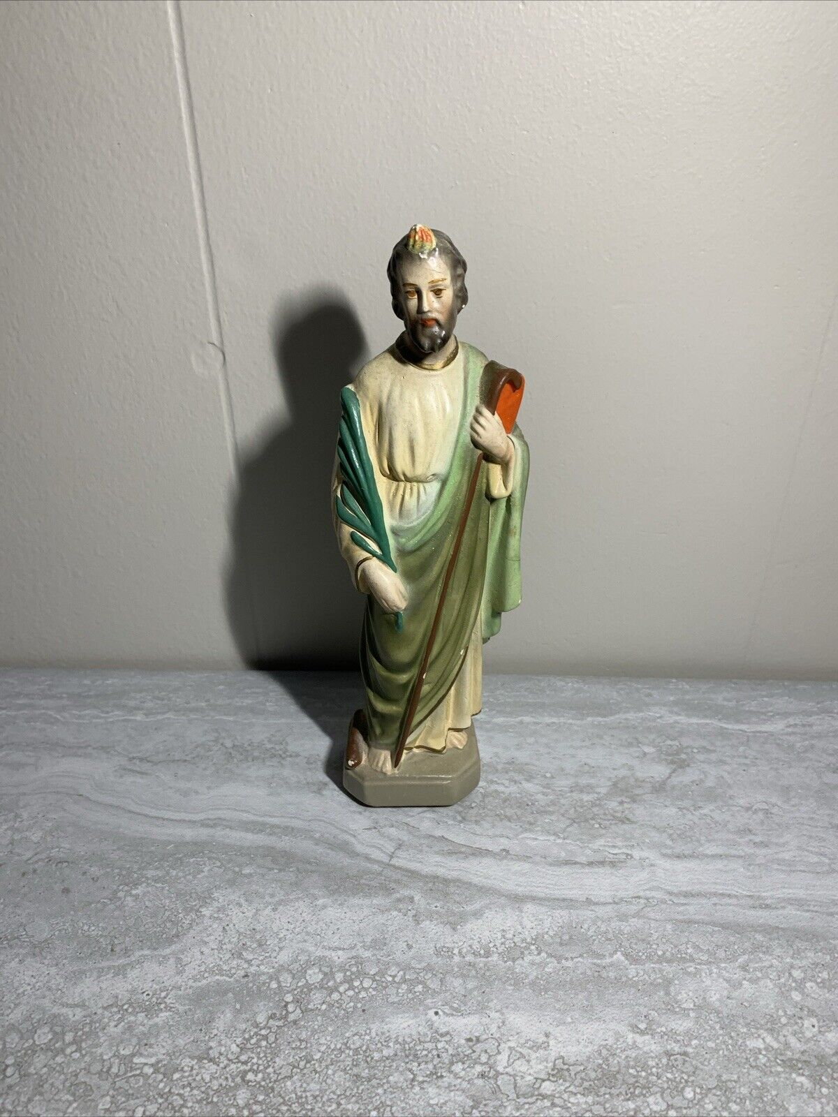 St. Jude Vintage Religious Statue 9”