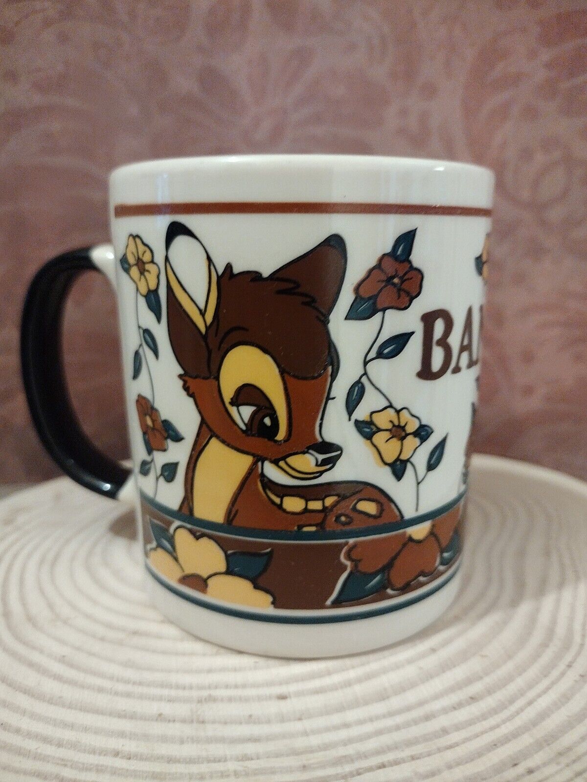 Vintage Euro Disney Bambi Mug Made In England Disney Collectible