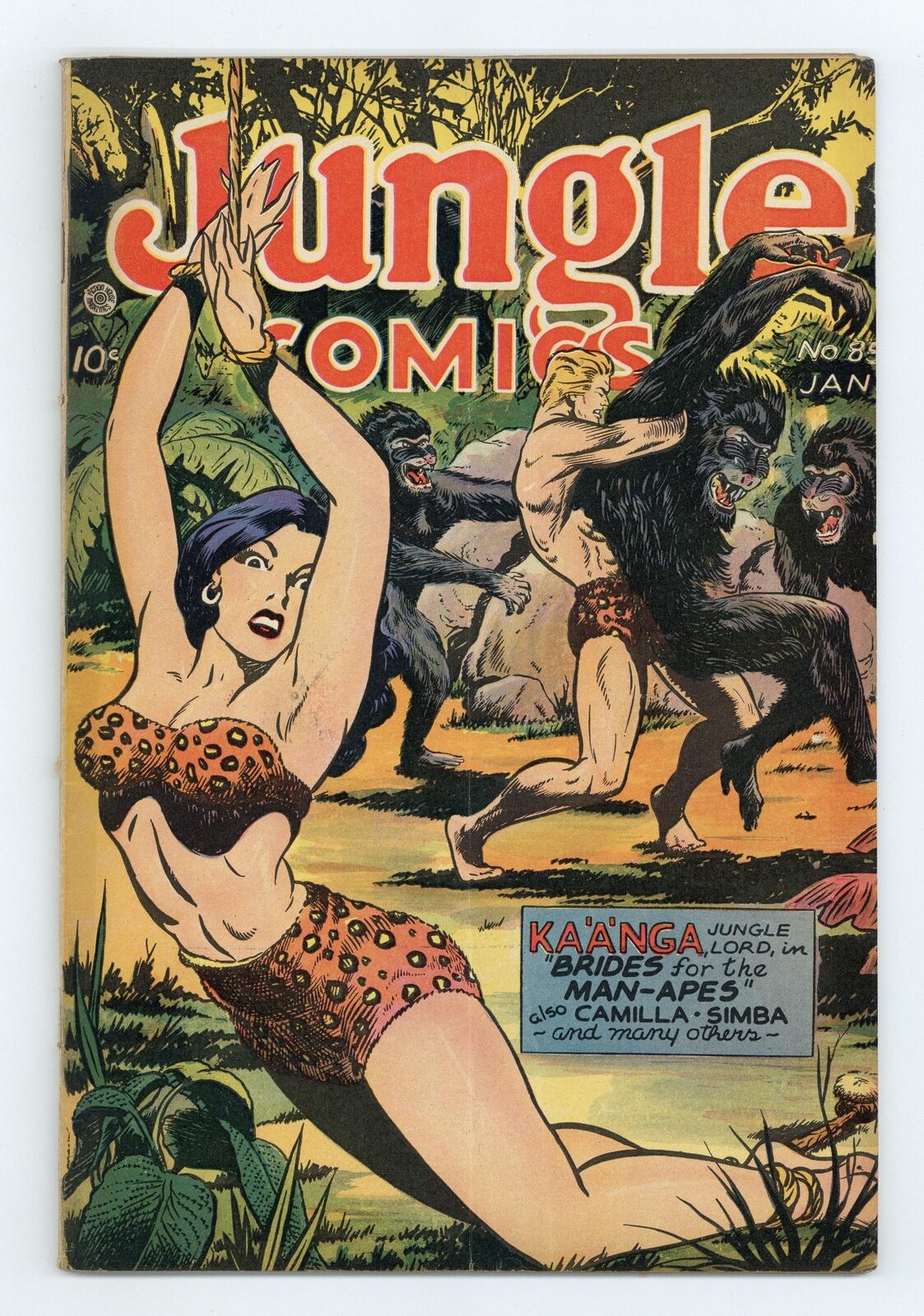 Jungle Comics #85 VG- 3.5 1947