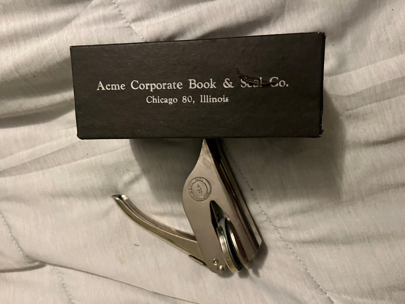 Acme Corporate Book & Seal Co Pocket Seal The Mikado Ideal Chicago St Louis