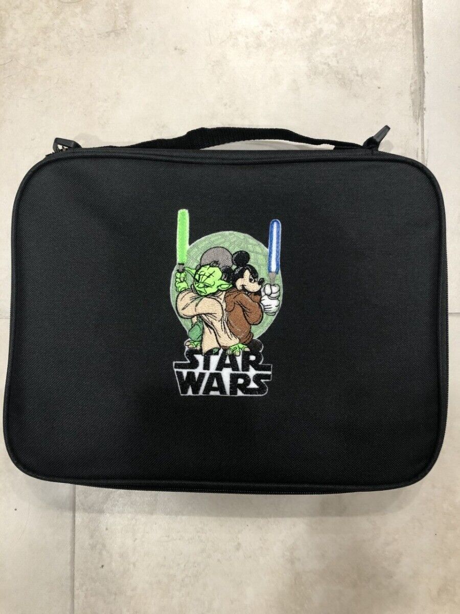 Yoda Star Wars Jedi Mickey Mouse Pin Book Bag for Disney Pin Trading Collections
