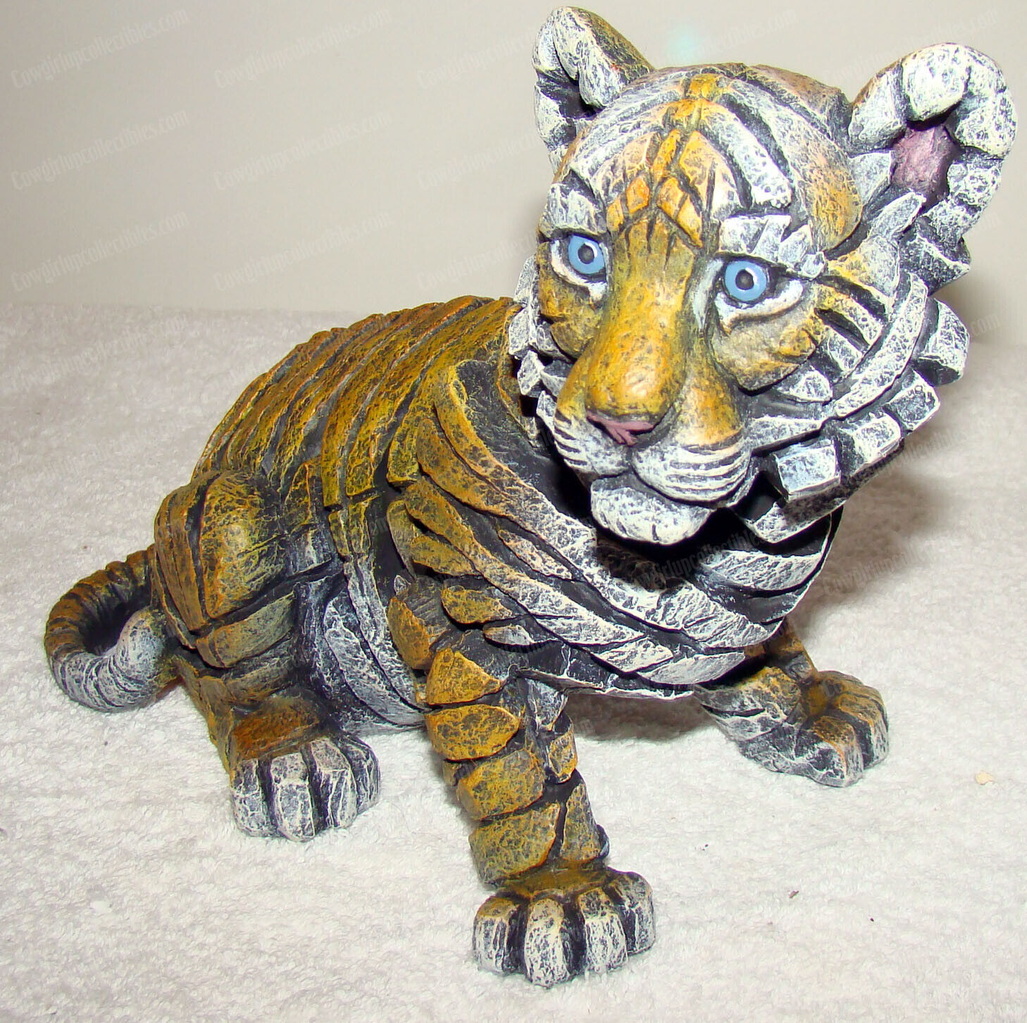 Apex Predator TIGER CUB Sculpture by Edge - Matt Buckley (6005339) Hand-Painted