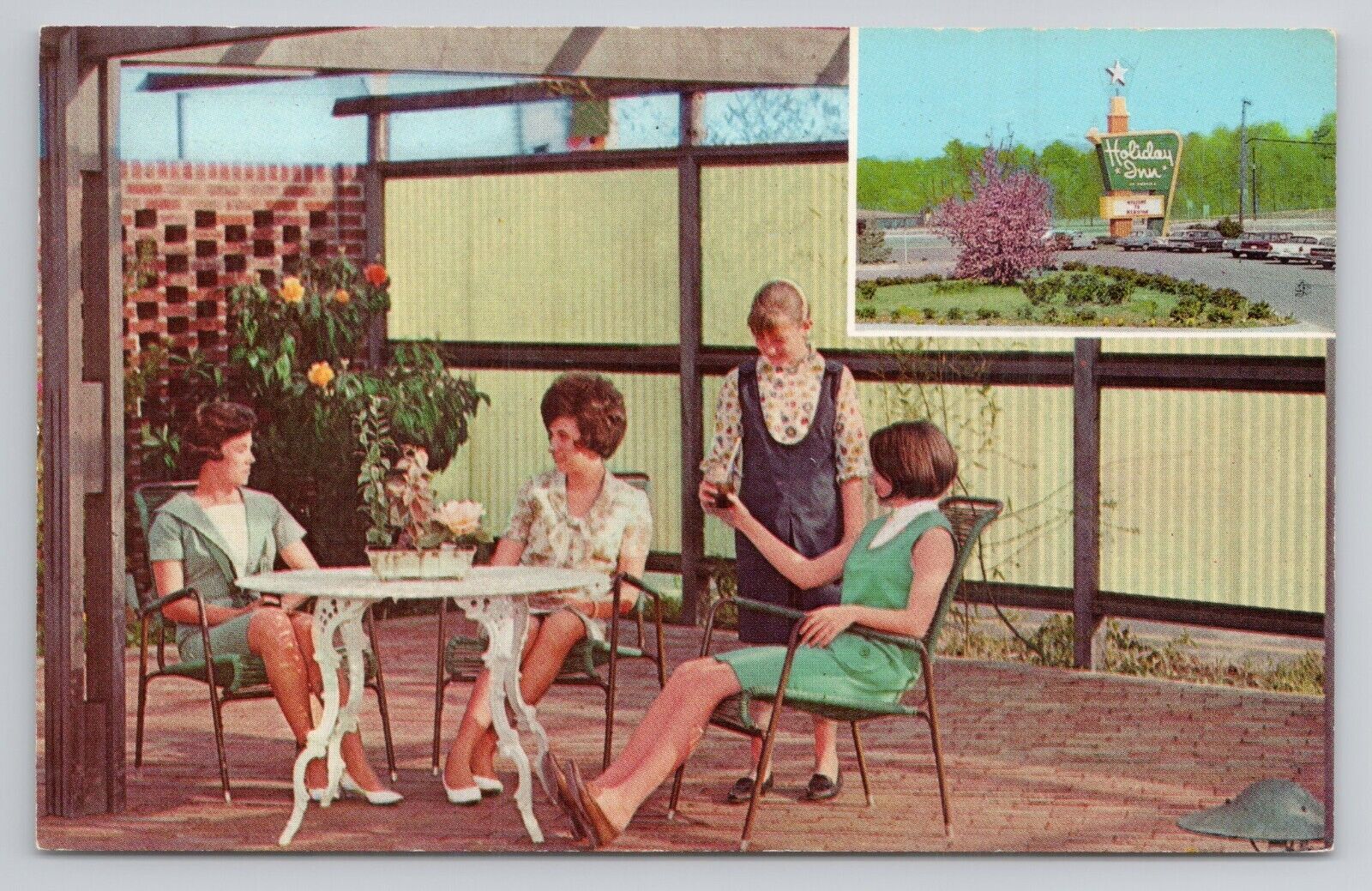 Postcard Holiday Inn Meridian Mississippi