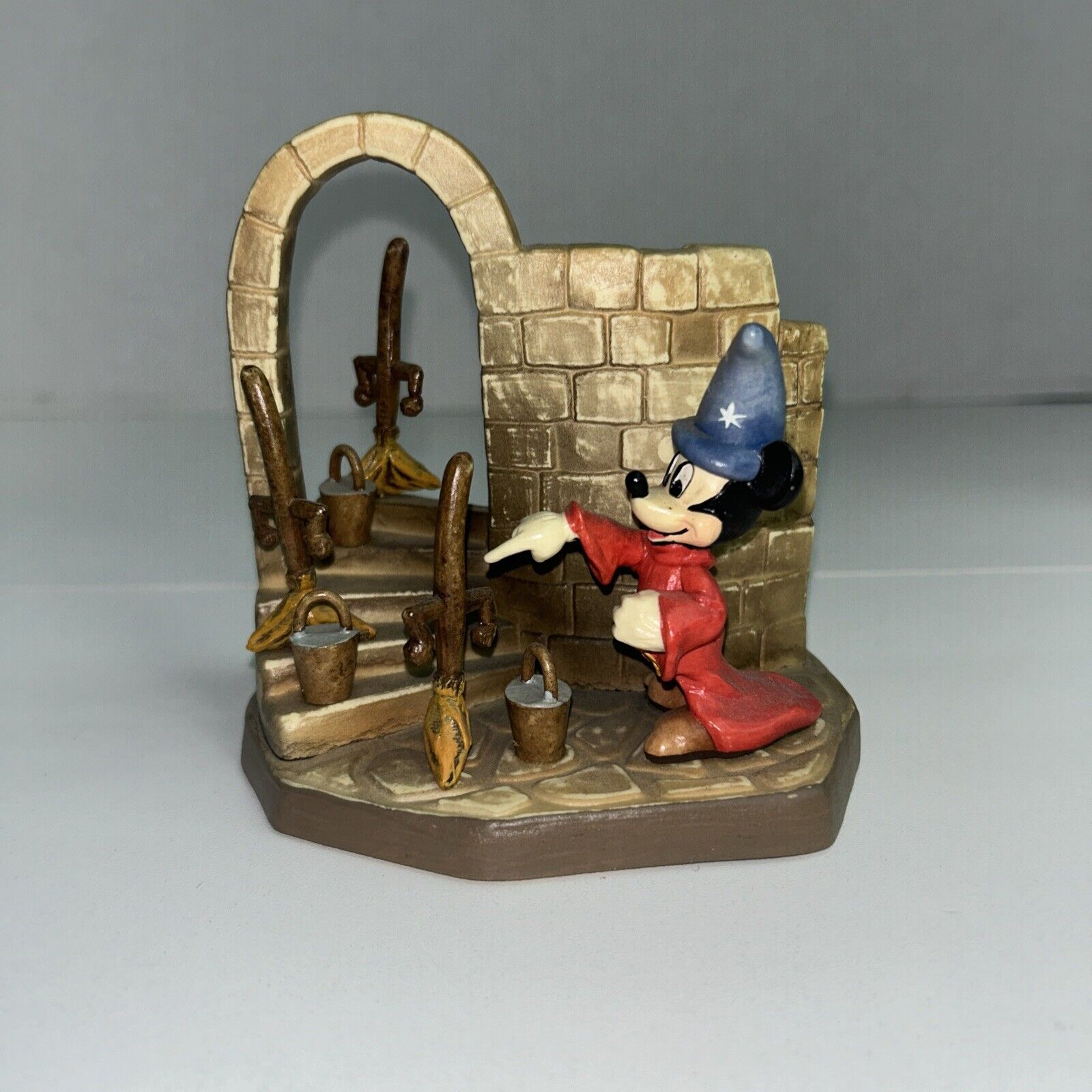 Disney Mickey Sorcerer Figurine Made In Italy By Anri Limited Numbered 274/2500