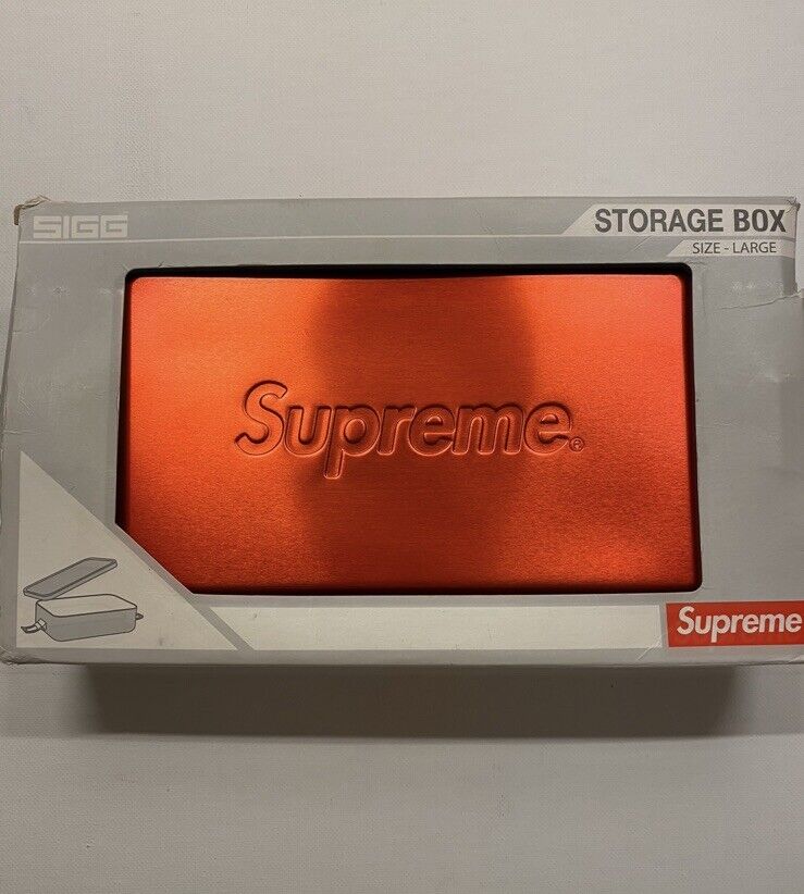 Supreme Sigg Large Metal Box Plus Red SS18