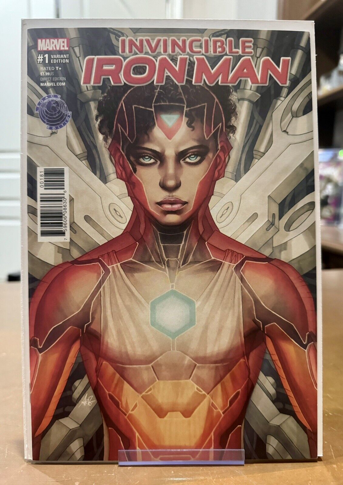 Invincible Iron Man #1 Artgerm Legacy Variant Riri Williams (Marvel Comics) NM
