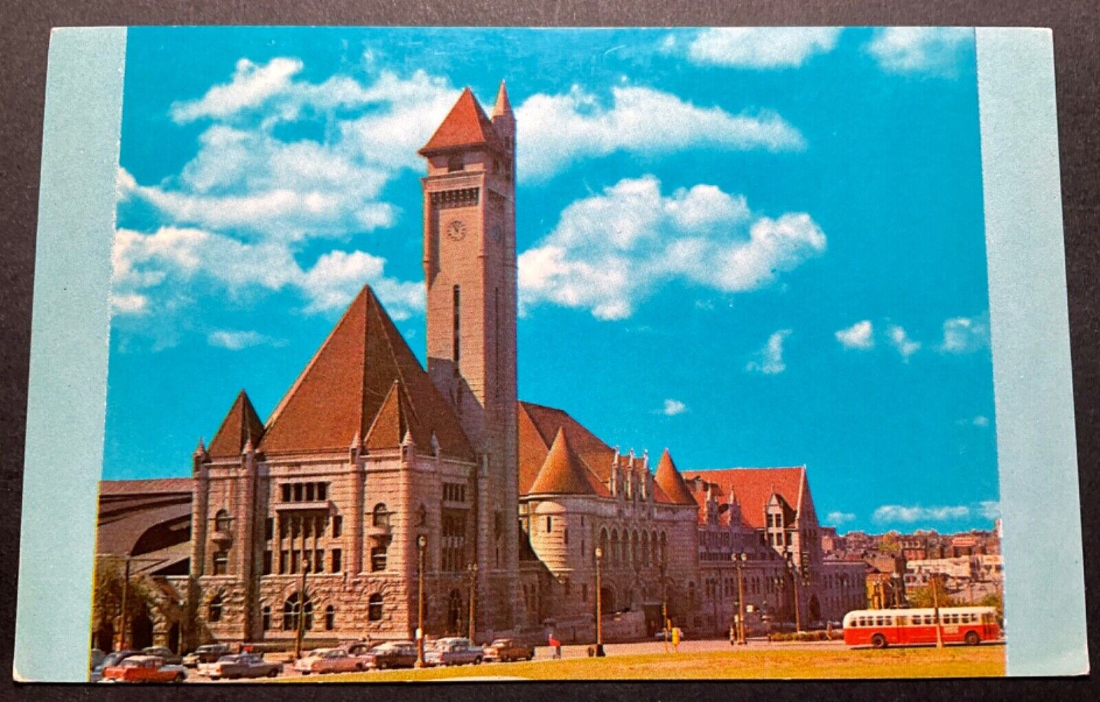 Saint Louis Missouri MO Postcard Union Station Market Street