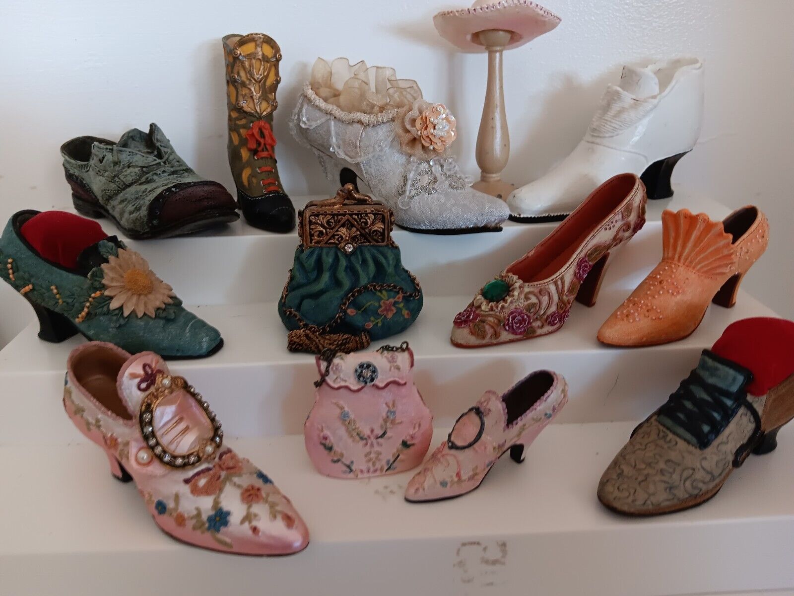 13 Nostalgia If The Shoe Fits Miniature Shoes & Handbag Ornaments