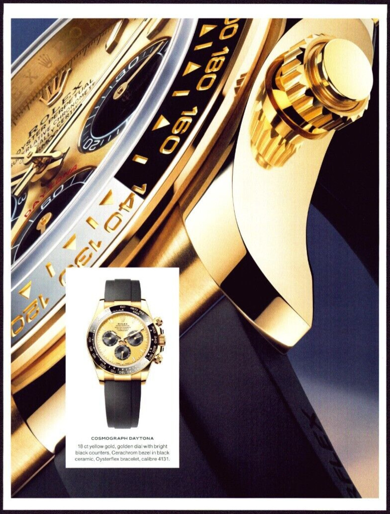 2023 Print Ad Men\'s Watches Rolex Oyster Perpetual Cosmograph Daytona