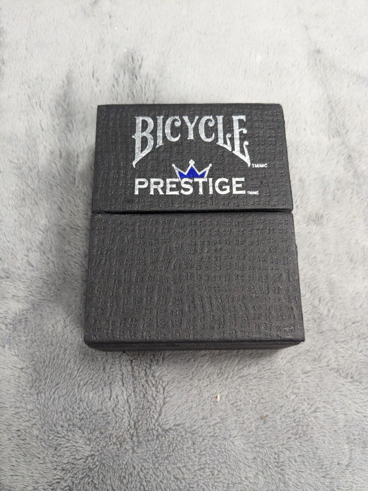 Bicycle Prestige Playing Cards Blue Deck In Collectible Textured Box