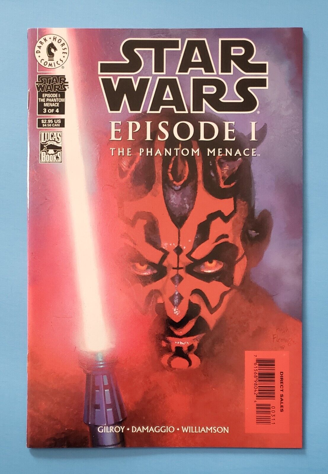 Star Wars: Episode I: The Phantom Menace #3 1999 Darth Maul Variant VF/NM