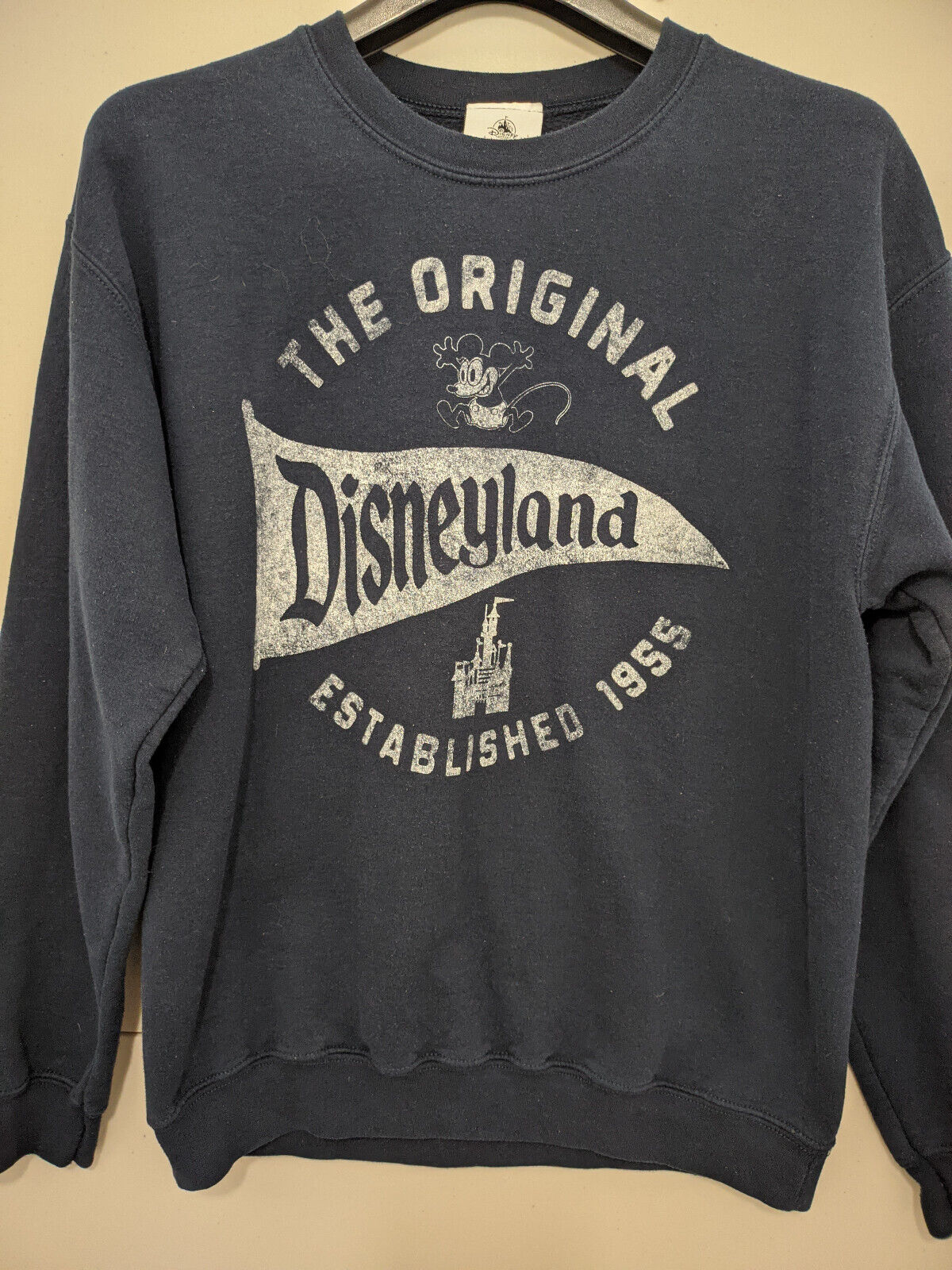 Disneyland Sweatshirt Mens M Crewneck Pullover The Orginal Est 1955 Graphic VTG