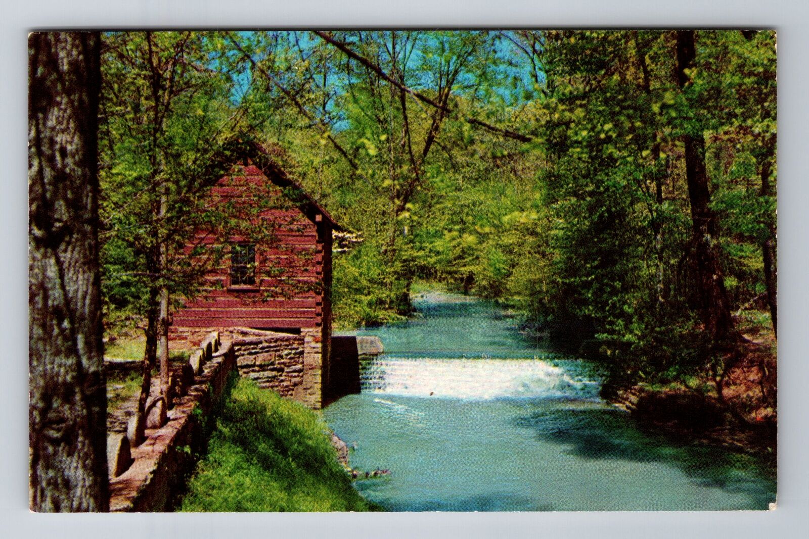 London KY-Kentucky, McHargue Mill On Little Laurel River Vintage c1962 Postcard