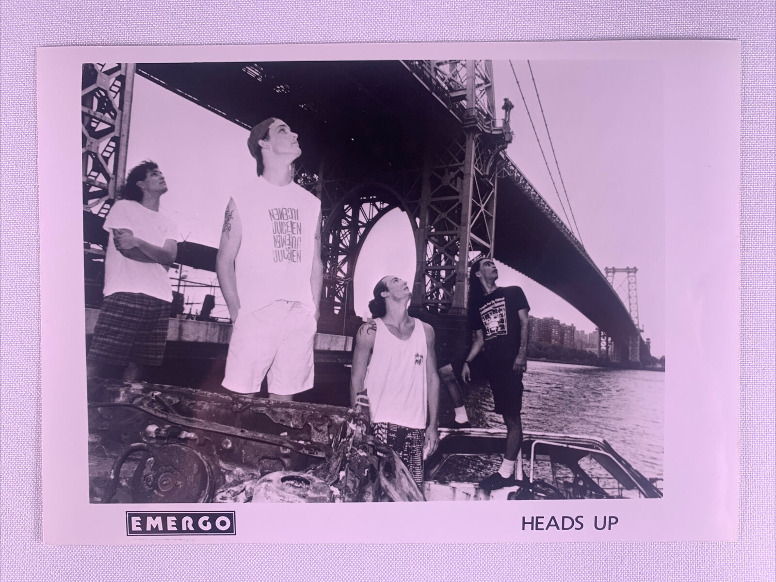 Heads Up Photo Original Emergo Promo Circa 1990