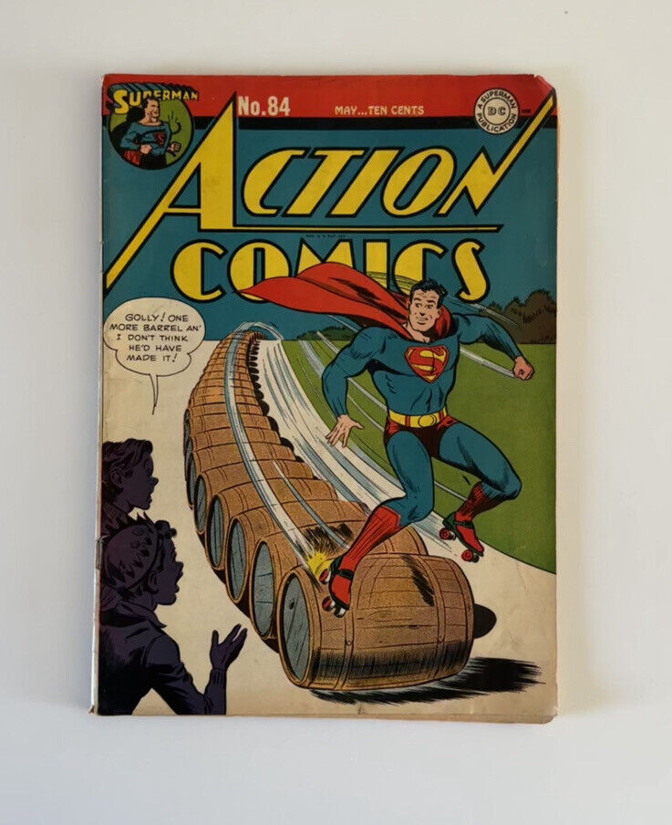 Action Comics #84 DC 1945 Classic Golden Age Superman Cover Complete Book Rare