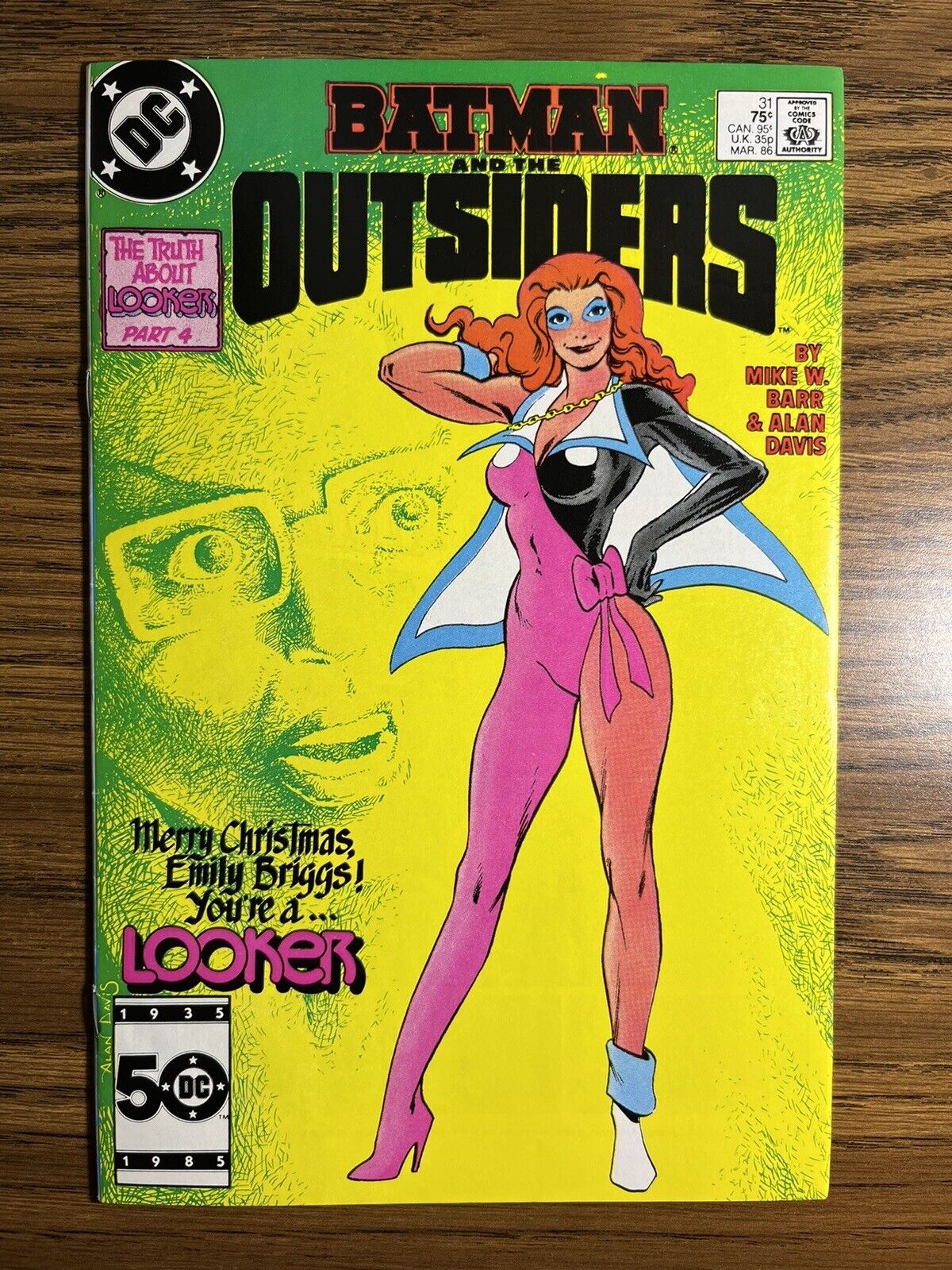 BATMAN AND THE OUTSIDERS 31 HIGH GRADE DIRECT 1ST APP LOOKER DC COMICS 1985