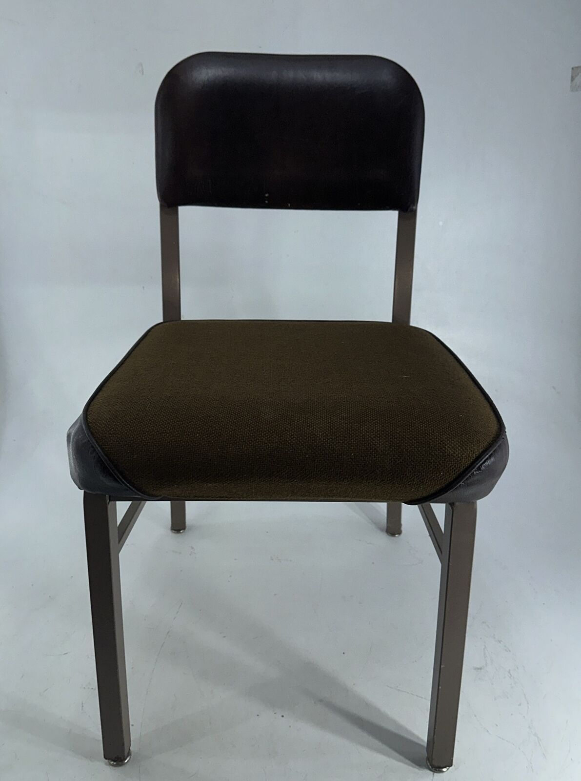 Vintage HON Mid-Century Modern Brown Steel Office Chair