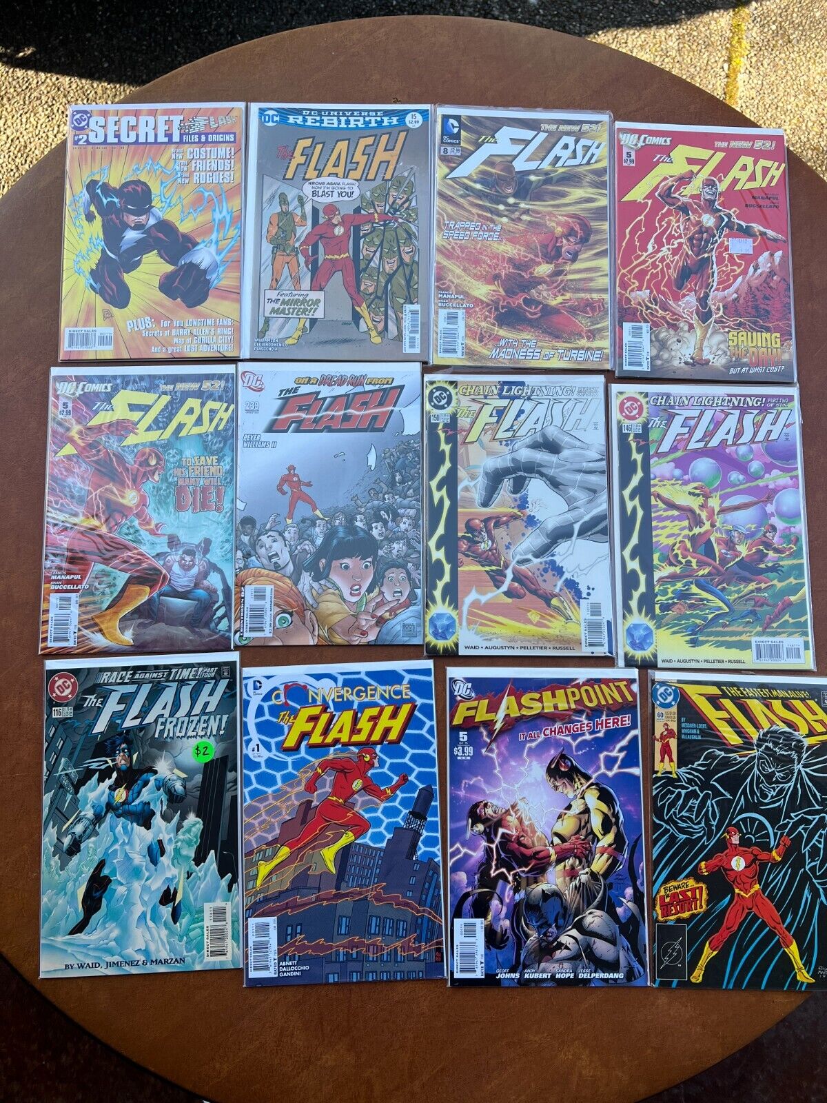 Lot of 12 The Flash Mixed Issues, Flashpoint #5 DC Comic Books
