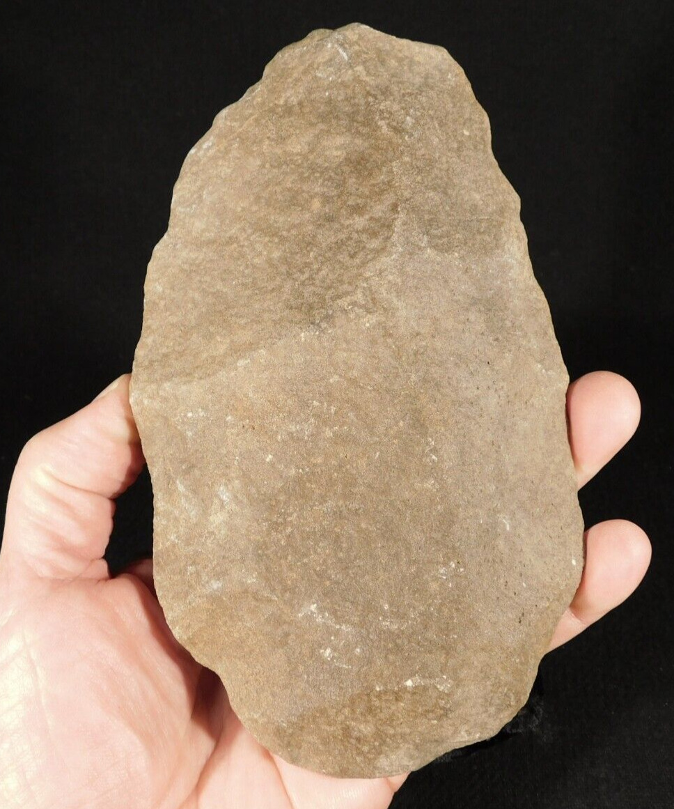HUGE One Million Year Old Early Stone Age ACHEULEAN HandAxe Mali 839gr