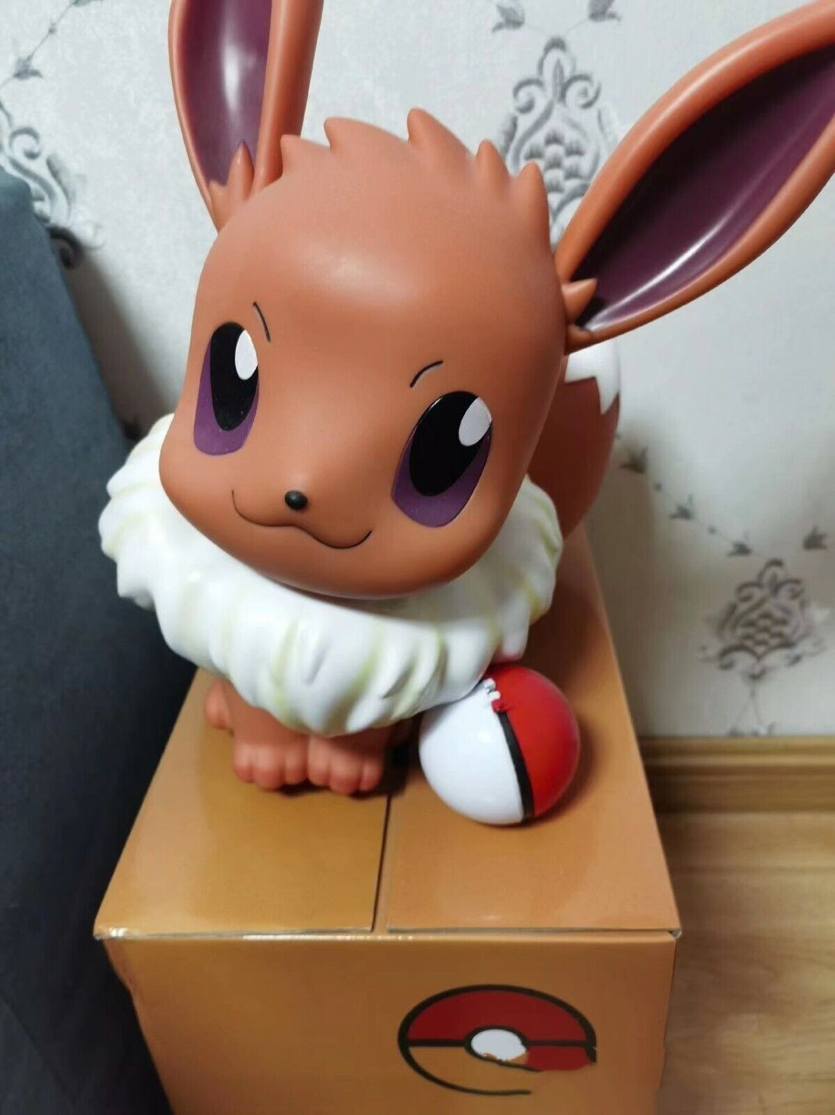 In stock 1/1 Eevee PVC Figure  Collectibles Statue Model Toys H42cm
