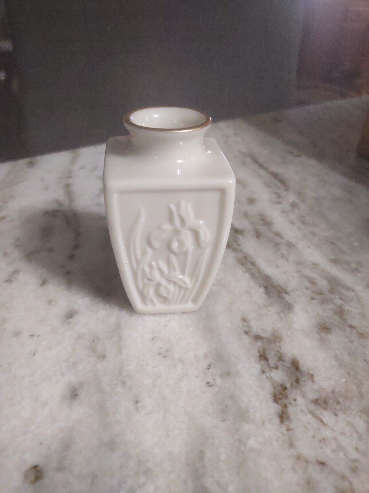 Lenox Miniature Vase 24 K Gold Rim