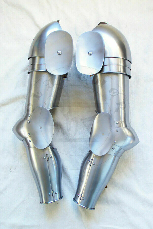 Medieval Knights Pair Of Pauldrons Larp Sca With Arm Guard Warrior Armor SRR49