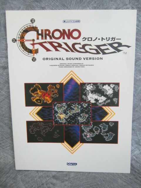 CHRONO TRIGGER Piano Score Official Sound Version Beyer 1995 Japan Book 55