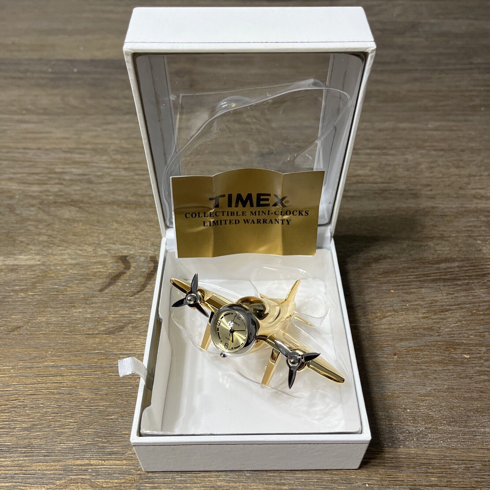 Timex Collectible Mini Clock Airplane