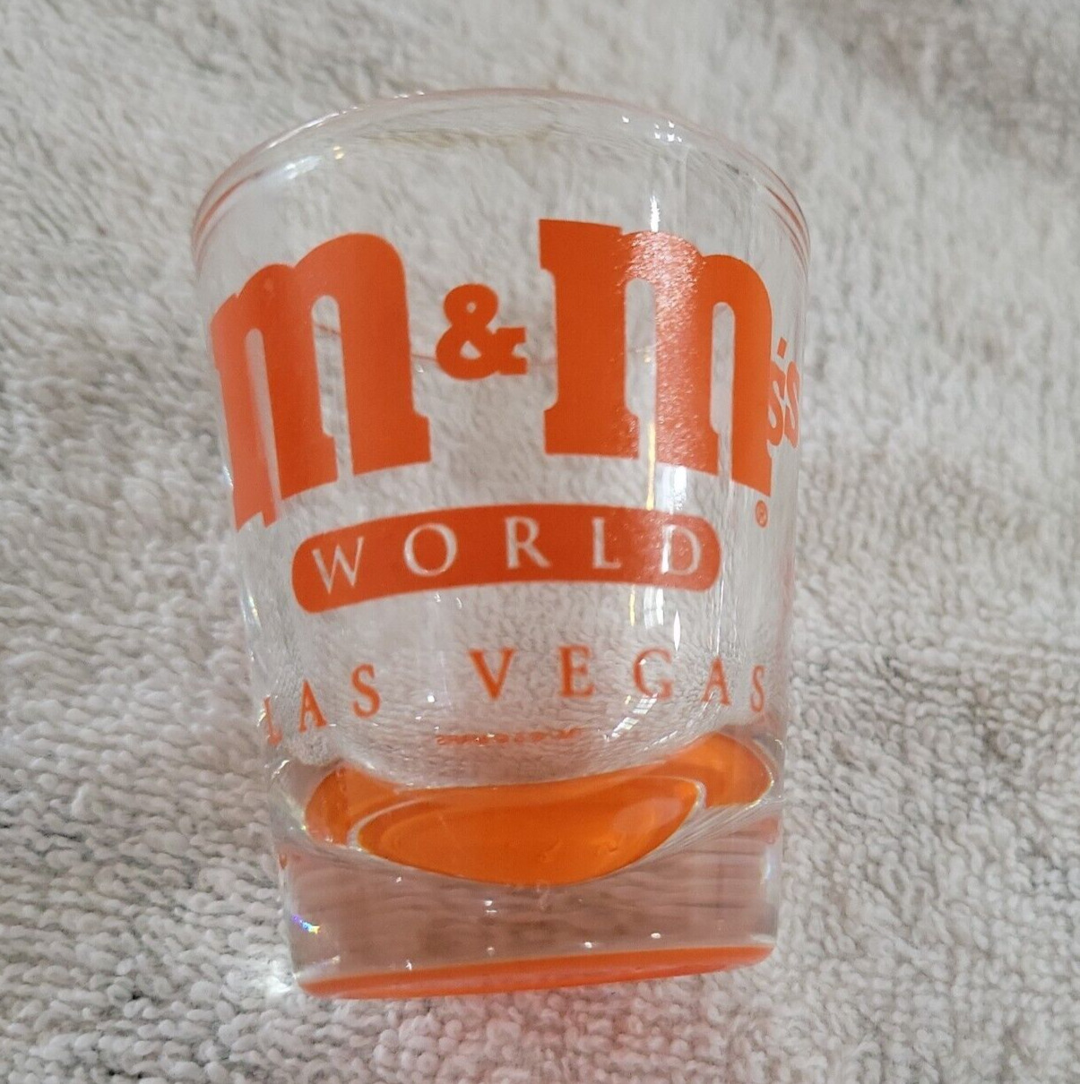 Pair of Orange M&M  Shotglasses - 2.25\