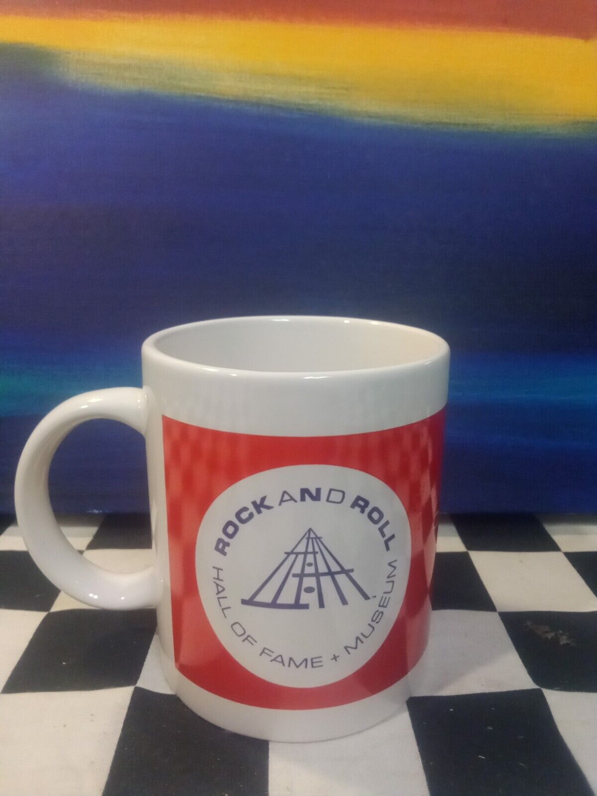 Rock and Roll Hall of Fame and Museum Cleveland Ohio Souvenir Coffee Mug