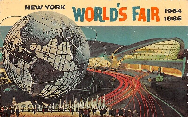 TWA Terminal Interntional Airport Unisphere NY World\'s Fair 1964