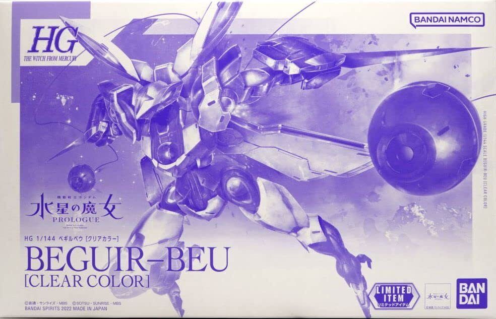 Bandai Event Limited Hg 1/144 Begilbeu Clear Color Mobile Suit Gundam Witch