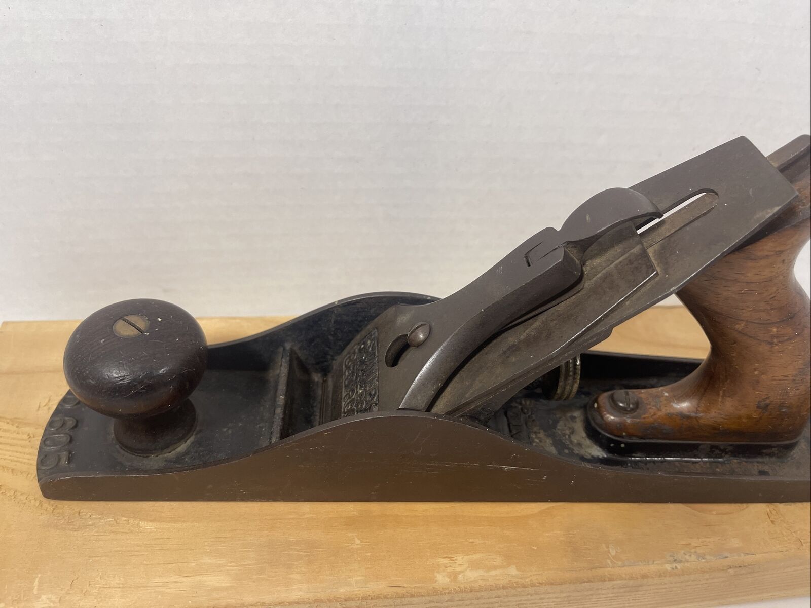 Stanley P&L Co Bed Rock No. 605 Wood Plane as Found Needs Cleaning Hand Plane